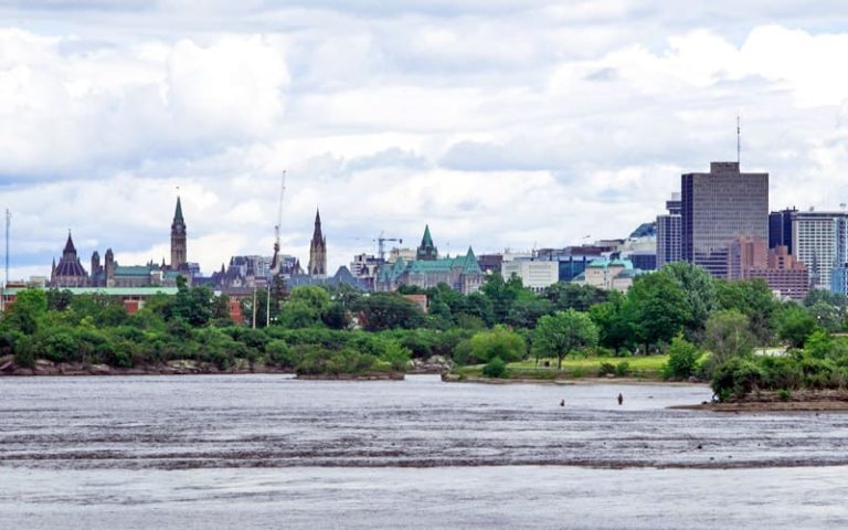 river view of downtown ottawa