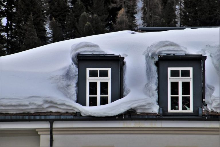 Roof Covered with Snow